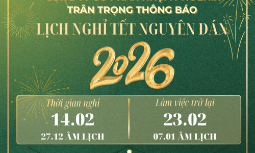 Thông báo nghỉ tết Nguyên đán